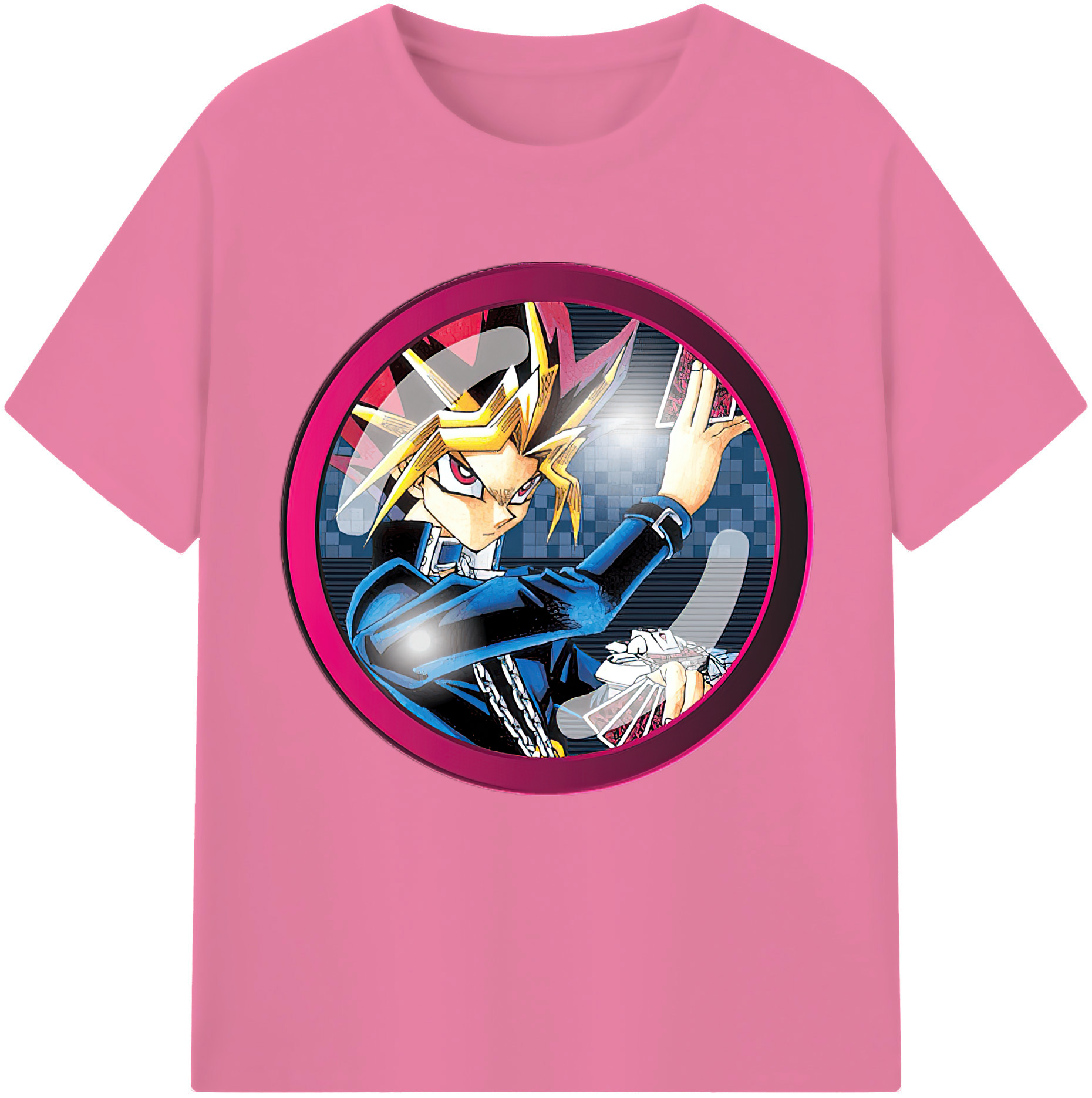 （画像用） 遊☆戯☆王 Yu-Gi-Oh! 綿100％半袖Tシャツ（フロントプリント）